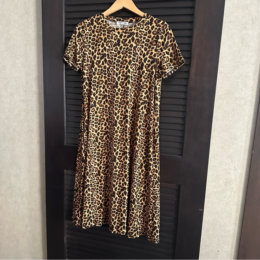 Leopard Print Women's Dress‎